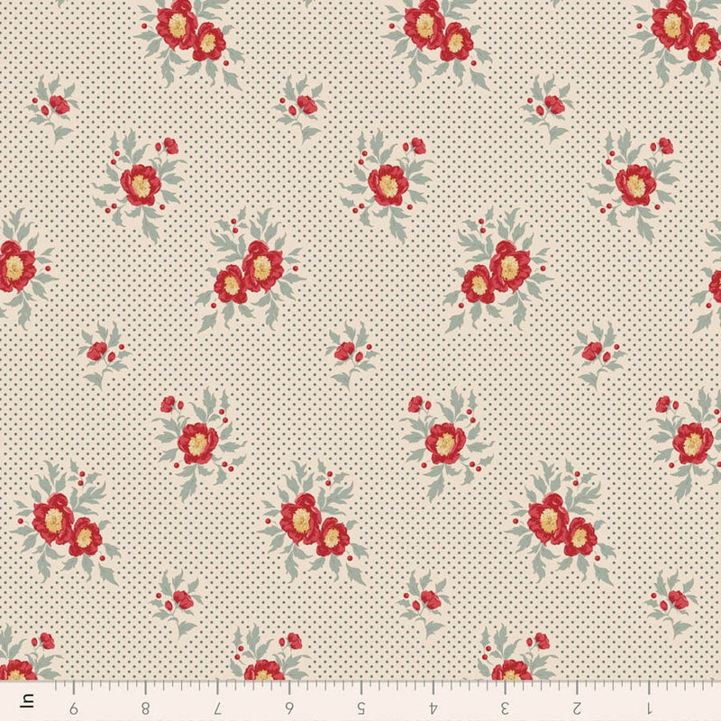 PRE-ORDER Tilda- Merry Little Christmas- Joy Blue TIL100628- Half Yard- July 2027