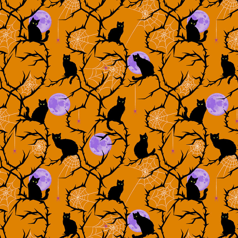 PRE-Order Enchanter by Libs Elliott- Nigella A-10780-O Flame- Half Yard- April 2027