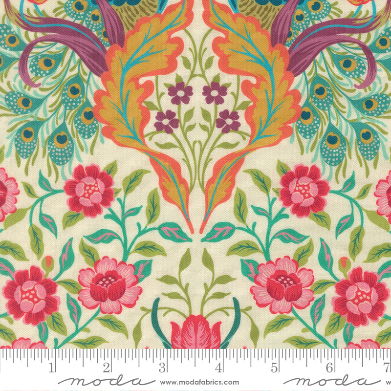 PRE-Order Tilbury Garden by Crystal Manning-  Porcelain 11990 11- Half Yard- March 2027