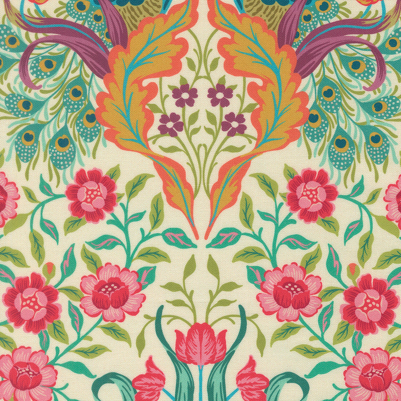 PRE-Order Tilbury Garden by Crystal Manning-  Porcelain 11990 11- Half Yard- March 2027