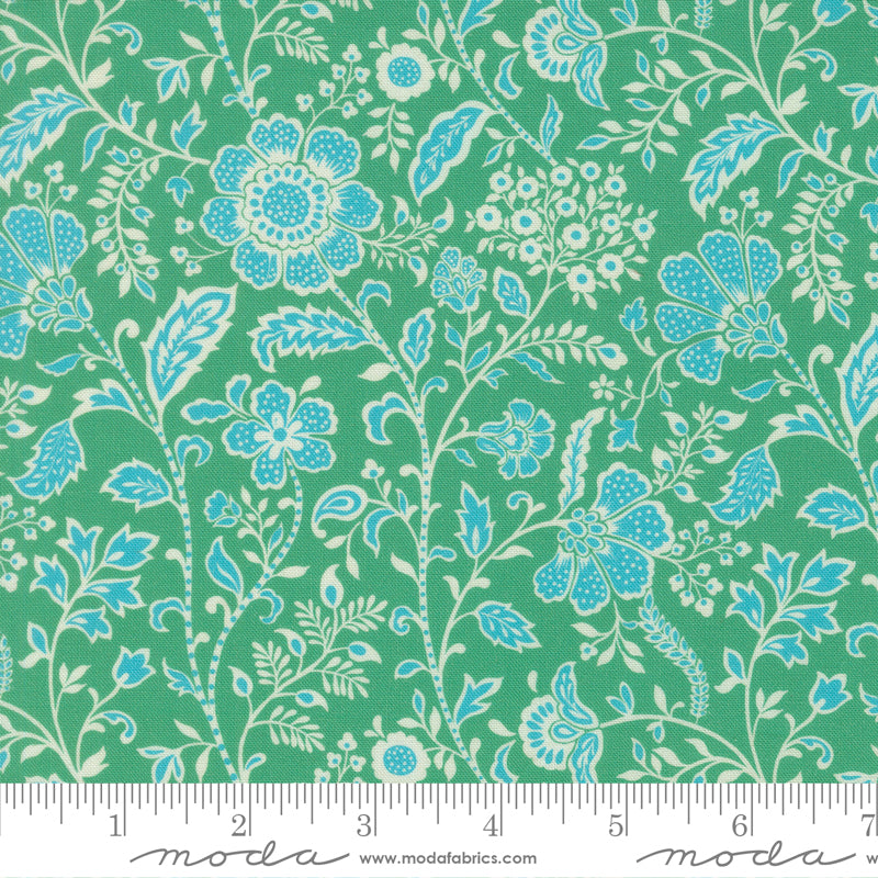 PRE-Order Tilbury Garden by Crystal Manning- Spearmint 11993 23- Half Yard- March 2027