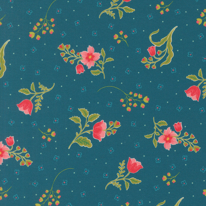 PRE-Order Tilbury Garden by Crystal Manning- Horizon Blue 11994 20- Half Yard- March 2027