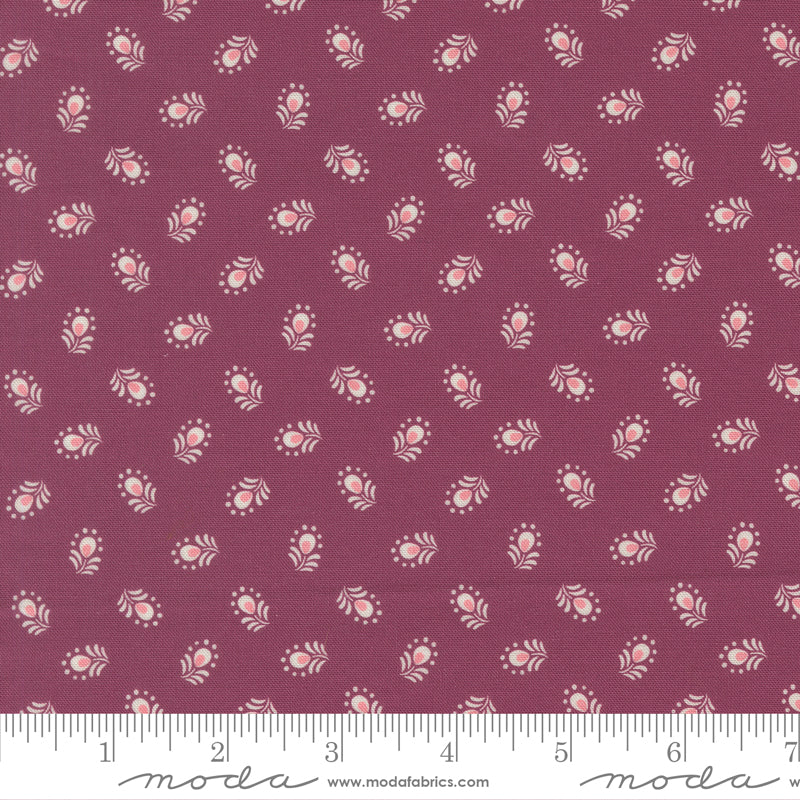 PRE-Order Tilbury Garden by Crystal Manning- Cyclamen 11996 12- Half Yard- March 2027