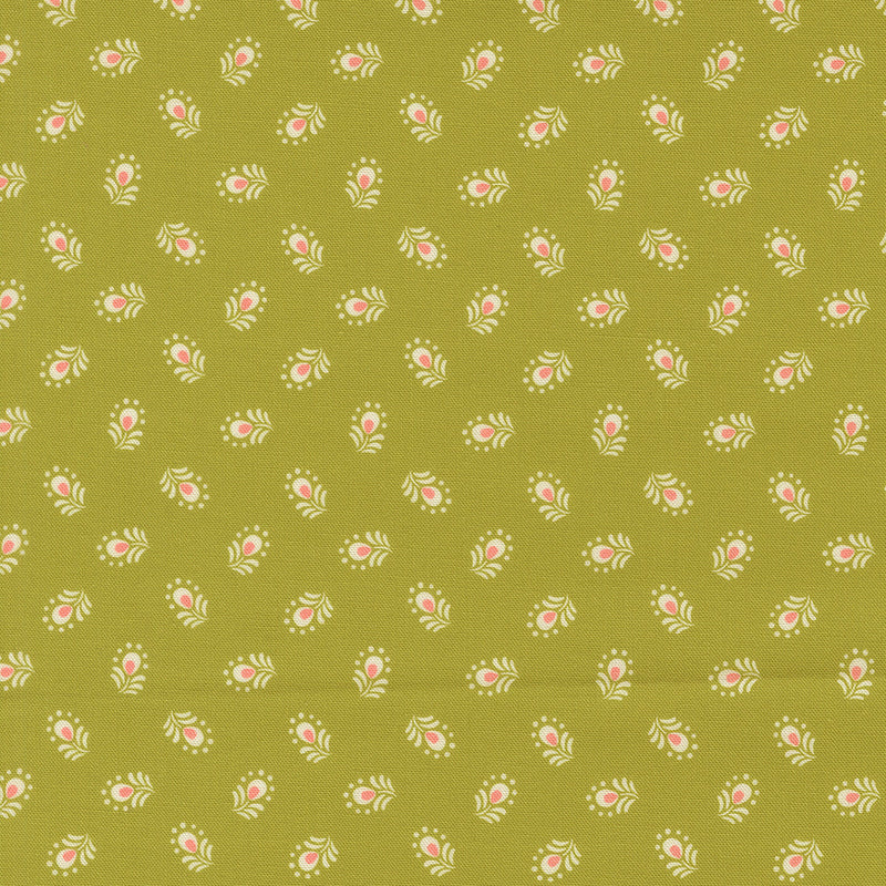PRE-Order Tilbury Garden by Crystal Manning- Pesto 11996 17- Half Yard- March 2027