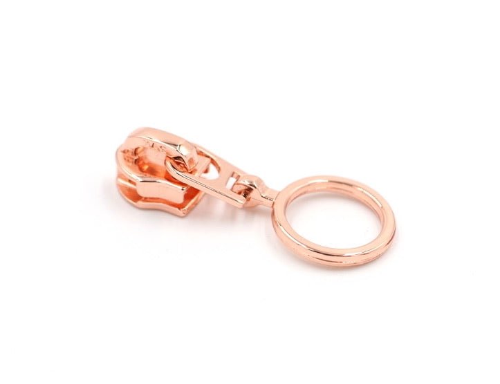 Rose Gold #5 Circle Pull