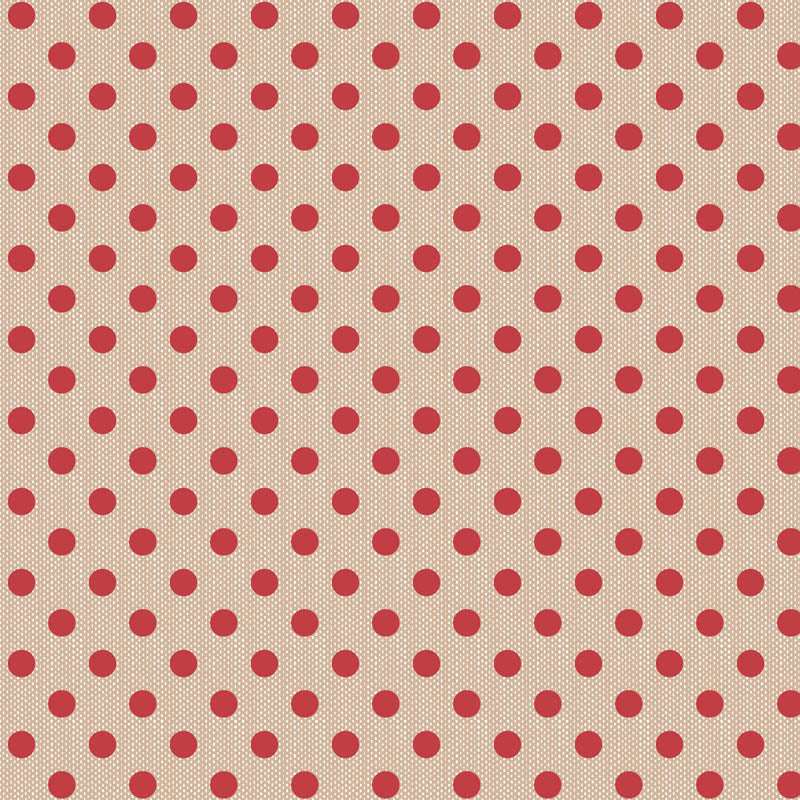 Tilda- Creating Memories- Polkadot TIL160085 Red- Half Yard- June 2024
