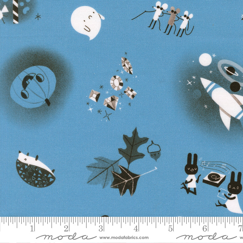 PRE-ORDER Only Treats by Lizzy House- Sky 37151 17 - Half Yard- June 2027