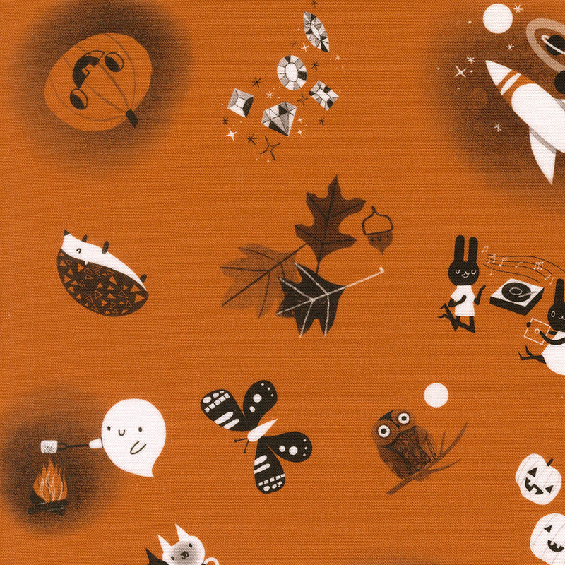 PRE-ORDER Only Treats by Lizzy House- Copper 37151 13- Half Yard- June 2027