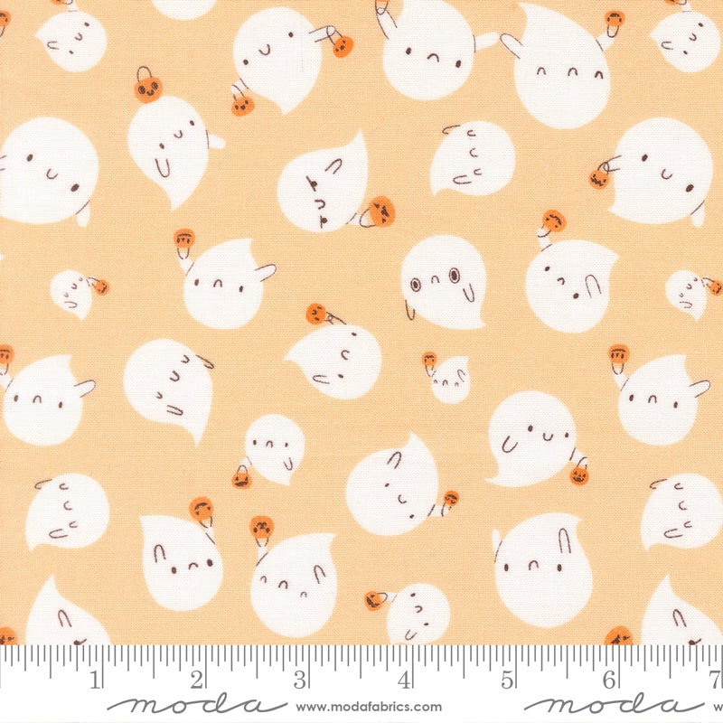 PRE-ORDER Only Treats by Lizzy House- Peach 37153 11 - Half Yard- June 2027