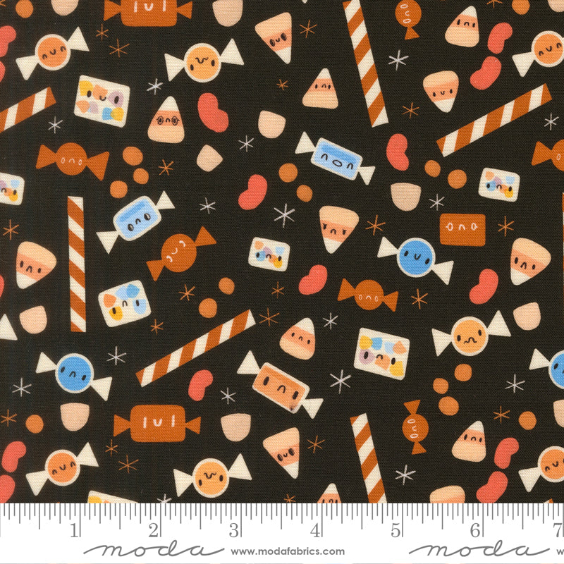 PRE-ORDER Only Treats by Lizzy House- Midnight 37155 21 - Half Yard- June 2027