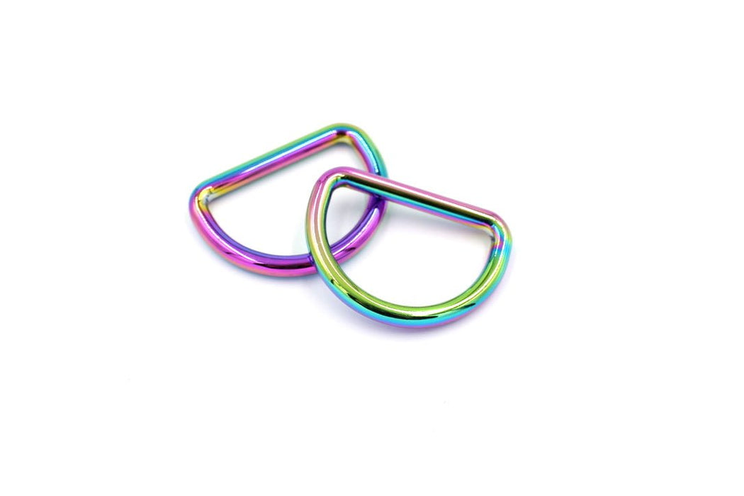 Rainbow 1 1/2 inch (38mm) D-Ring Hardware- Set of 2