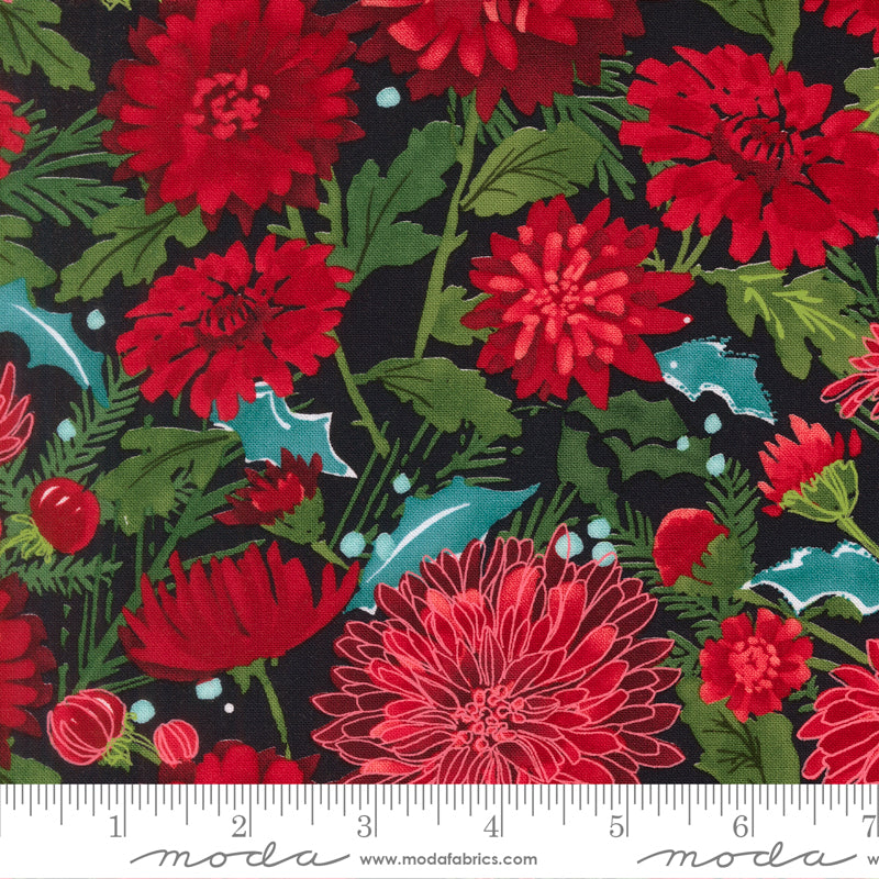 PRE-ORDER Mums Christmas by Robin Pickens- Midnight 48820 18 - Half Yard- May 2027