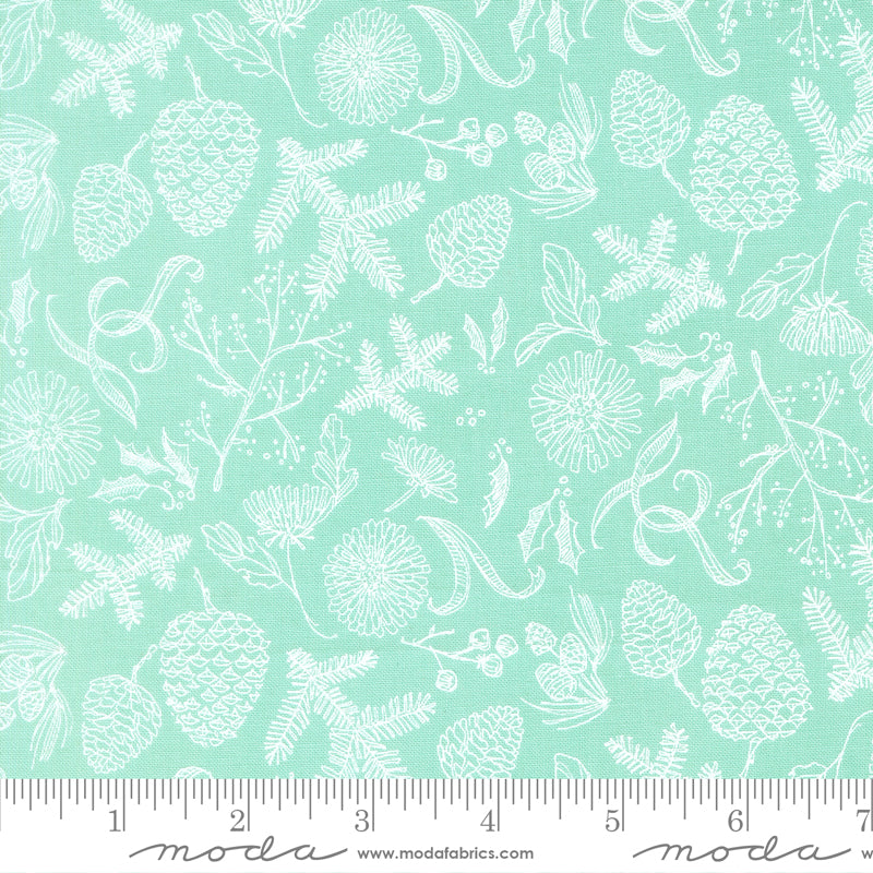 PRE-ORDER Mums Christmas by Robin Pickens- Aqua 48824 12 - Half Yard- May 2027