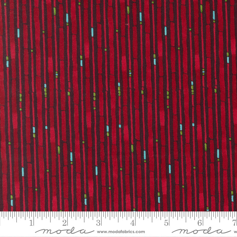 PRE-ORDER Mums Christmas by Robin Pickens- Burgundy 48826 15 - Half Yard- May 2027
