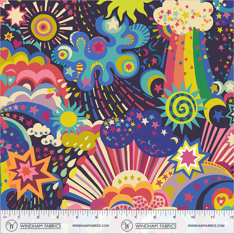PRE-Order Sally Kelly- Cosmos- Deep Space 55148D-1 - Half Yard- November 2026