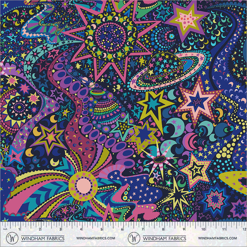 PRE-Order Sally Kelly- Cosmos- Deep Space 55149D - Half Yard- November 2026