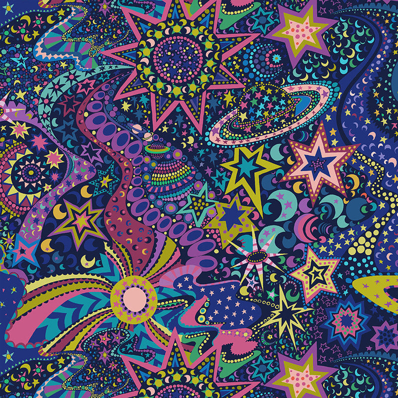 PRE-Order Sally Kelly- Cosmos- Deep Space 55149D - Half Yard- November 2026