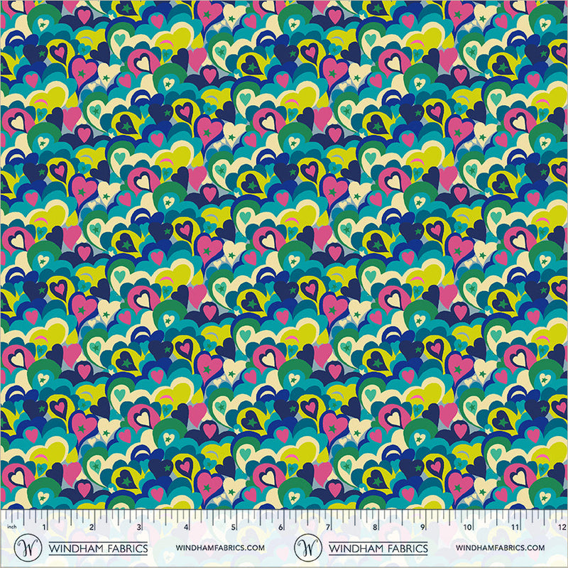 PRE-Order Sally Kelly- Cosmos- Blue Light 55151D-3 - Half Yard- November 2026