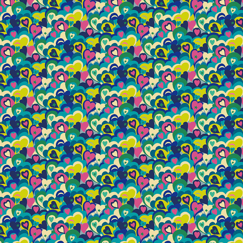 PRE-Order Sally Kelly- Cosmos- Blue Light 55151D-3 - Half Yard- November 2026