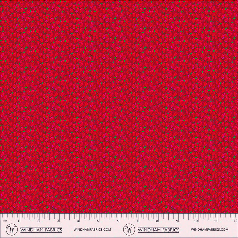 PRE-Order Sally Kelly- Celestial Skies- Taurus 55845D-4-Red-  Half Yard- May 2027