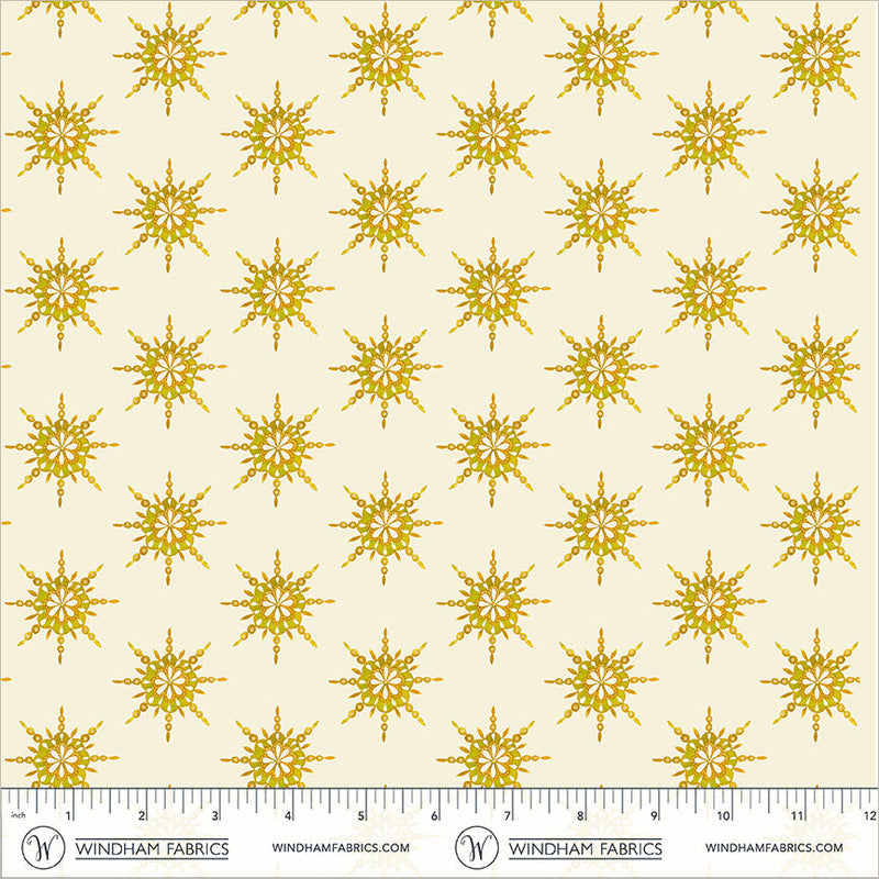 PRE-Order Sally Kelly- Celestial Skies- Starburst 55846DM-11-Cream/Gold-  Half Yard- May 2027