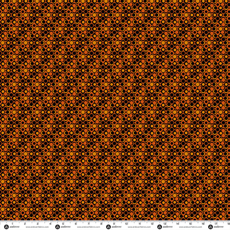 PRE-Order Enchanter by Libs Elliott- Spellbound A-10784-O Flame- Half Yard- April 2027