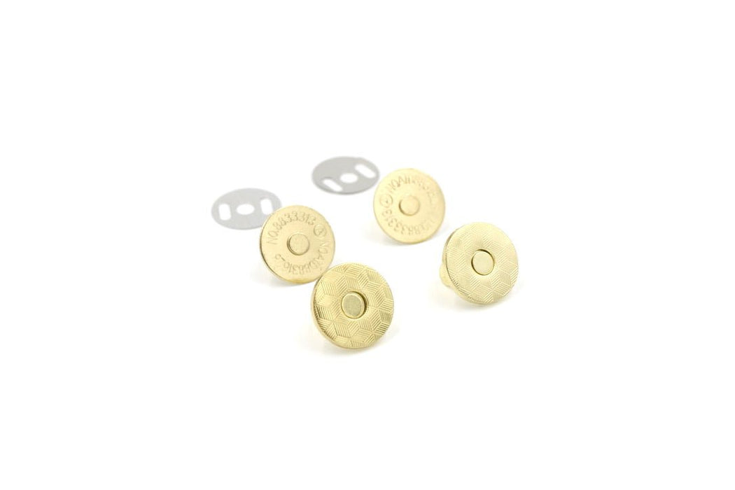 Gold Magnetic Snaps/Closures for Handbags & Wallets - Set of 2!