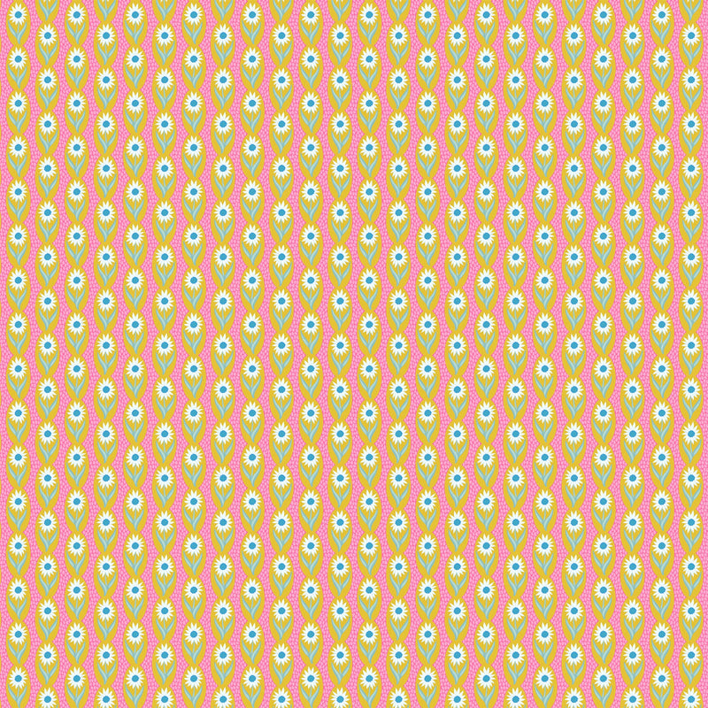 PRE-Order Anna Maria Textiles- Sugar Coated- Daisy Chain AMT201-54C Bright- Half Yard- May 2027