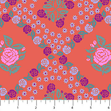 PRE-Order Anna Maria Textiles- Sugar Coated- Rose Paper AMT202-38C Sunset- Half Yard- May 2027