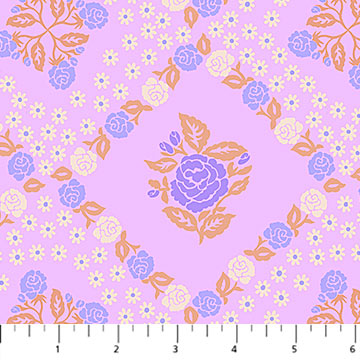 PRE-Order Anna Maria Textiles- Sugar Coated- Rose Paper AMT202-83V Perfume- Half Yard- May 2027