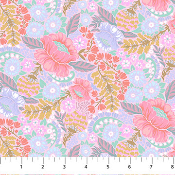 PRE-Order Anna Maria Textiles- Sugar Coated- Curtsy AMT203-20V Chalk- Half Yard- May 2027