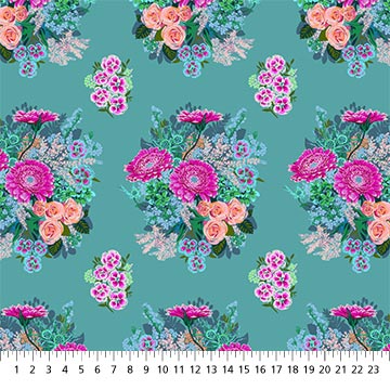 PRE-Order Anna Maria Textiles- Sugar Coated- For Mary AMT205-62L Jade- Half Yard- May 2027