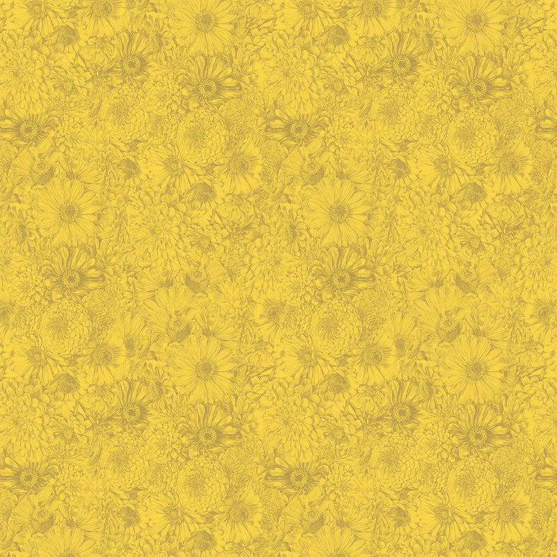 PRE-Order Anna Maria Textiles- Gentle Rendering- Bounty AMT206-54C Sunshine- Half Yard- April 2027