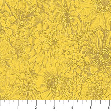 PRE-Order Anna Maria Textiles- Gentle Rendering- Bounty AMT206-54C Sunshine- Half Yard- April 2027