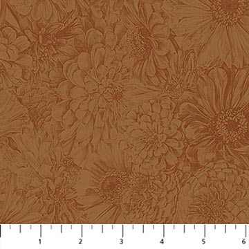 PRE-Order Anna Maria Textiles- Gentle Rendering- Bounty AMT206-59L Sienna- Half Yard- April 2027