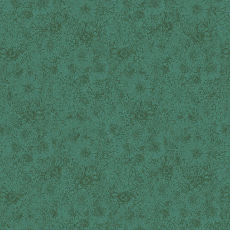 PRE-Order Anna Maria Textiles- Gentle Rendering- Bounty AMT206-78L Jade- Half Yard- April 2027