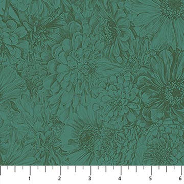 PRE-Order Anna Maria Textiles- Gentle Rendering- Bounty AMT206-78L Jade- Half Yard- April 2027