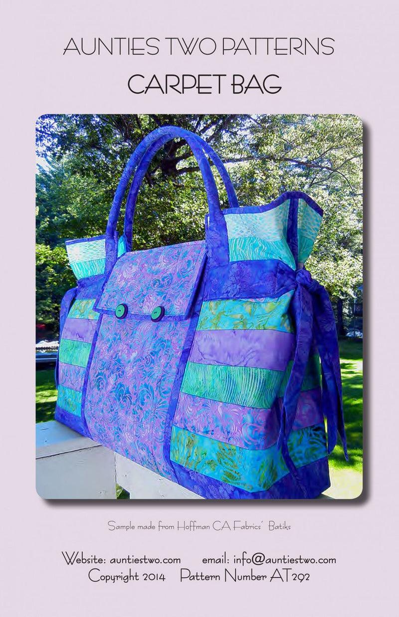 Aunties Two- Carpet Bag Pattern