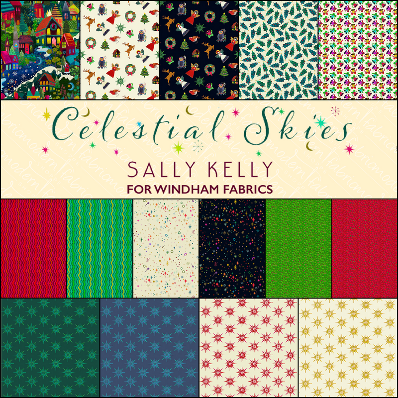 PRE-Order Celestial Skies by Sally Kelly- Half Yard Bundle- May 2027