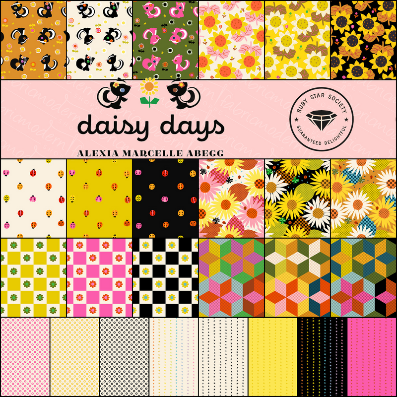 PRE-ORDER Daisy Days by Alexia Marcella Abegg- Half Yard Bundle- April 2027