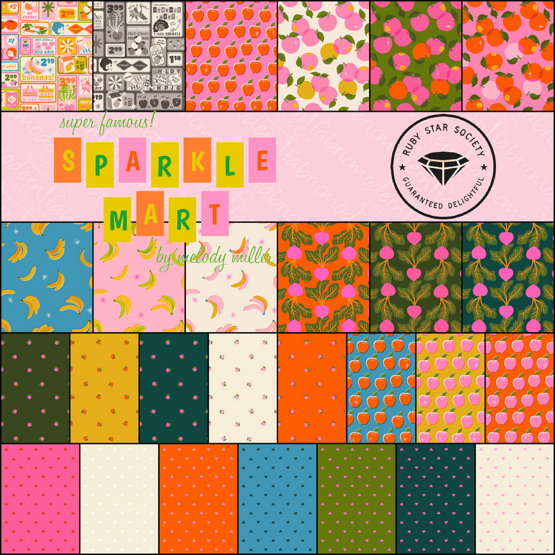 PRE-ORDER Sparkle Shopper by Melody Miller- Half Yard Bundle- March 2027