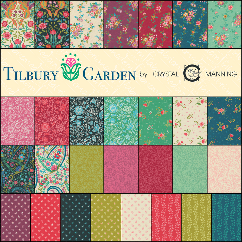 PRE-ORDER Tilbury Garden by Crystal Manning- Half Yard Bundle- March 2027