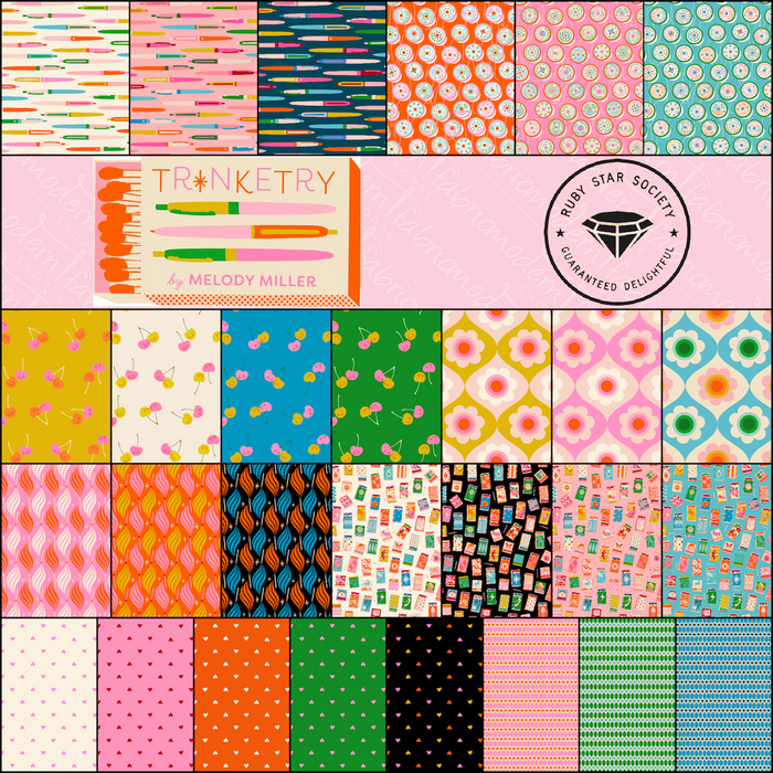 PRE-Order Trinketry by Melody Miller- Fat Quarter Bundle- February 2026