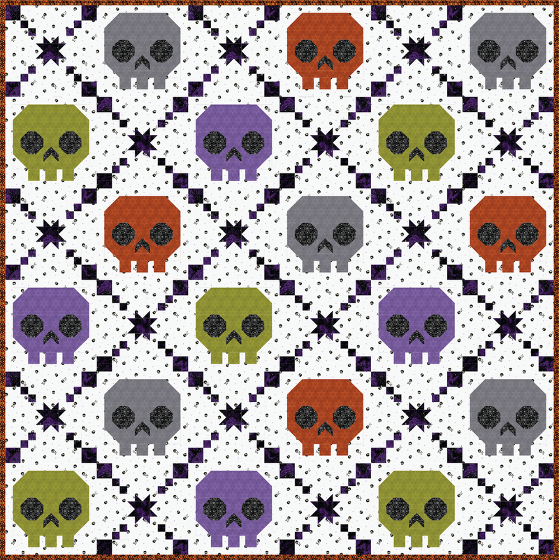 PRE-Order Bone Brigade Light Quilt Kit featuring Enchanter by Libs Elliott- April 2027