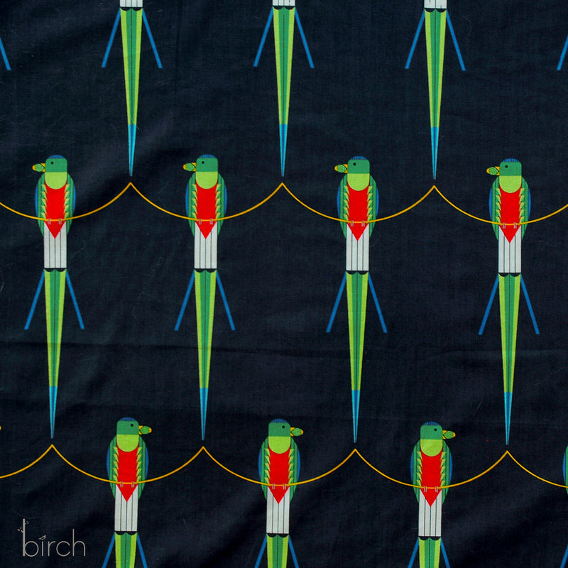 Monteverde by Charley Harper- Monteverde Parrot CH-367 Half Yard- May 2024