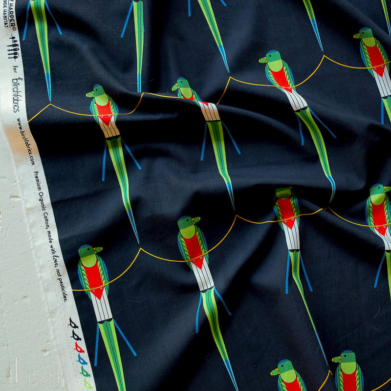 Monteverde by Charley Harper- Monteverde Parrot CH-367 Half Yard- May 2024
