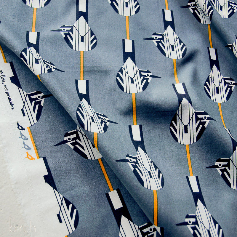 Monteverde by Charley Harper- Monteverde Black & White CH-375 Half Yard- May 2024