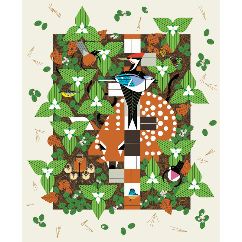 Michigan Audubon by Charley Harper- Poster Panel CH-388