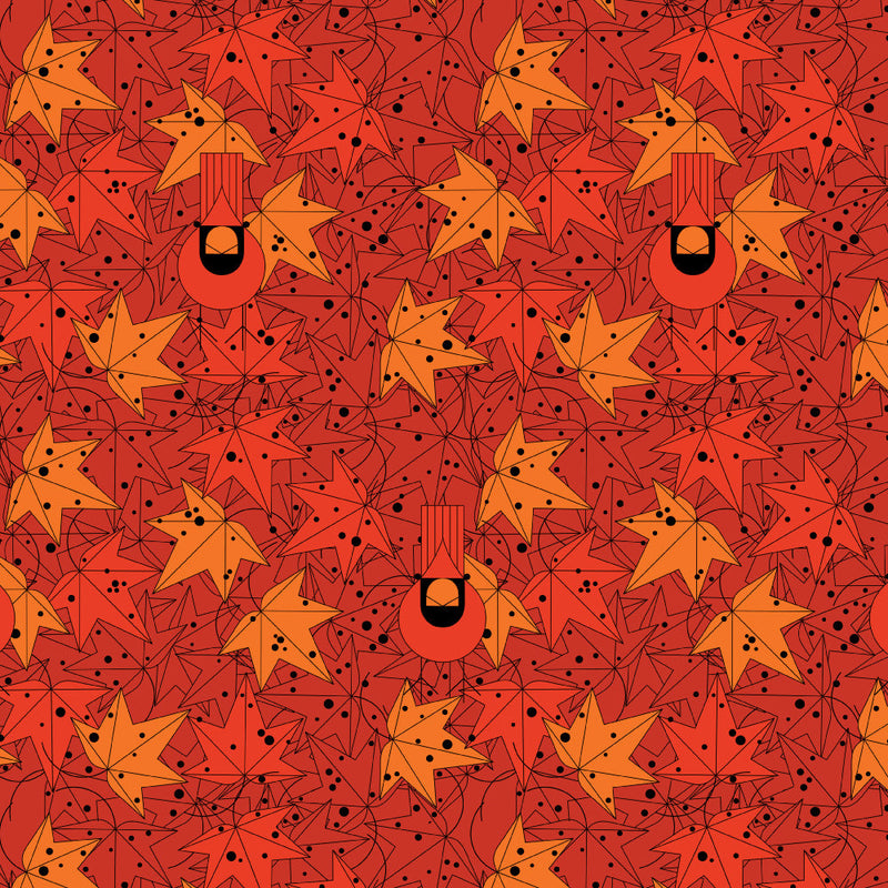 Harvest Vol. 3 by Charley Harper- Under the Sugar Gum Tree CH-413 Half Yard- January 2025