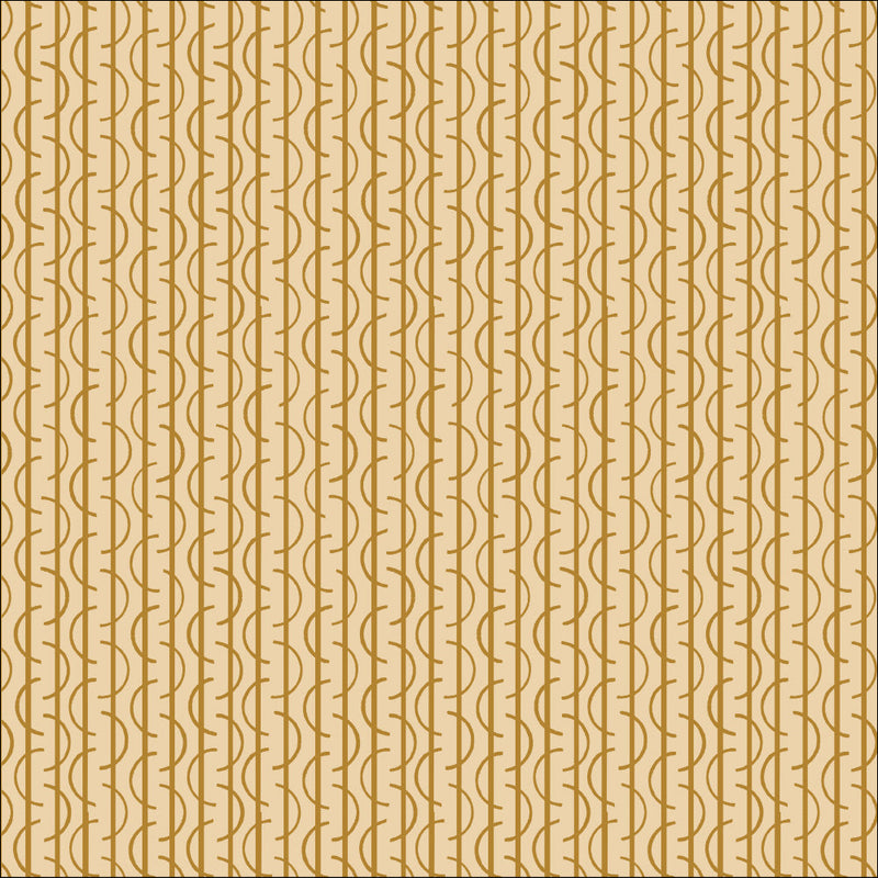 Long Branch by Charley Harper- Long Branch Wool CH-475 Chai- Half Yard- October 2026